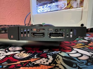 Задняя панель для RX6400LP для Lenovo m720q/m920q    (backplate rx6400lp for Lenovo m720q/m920q