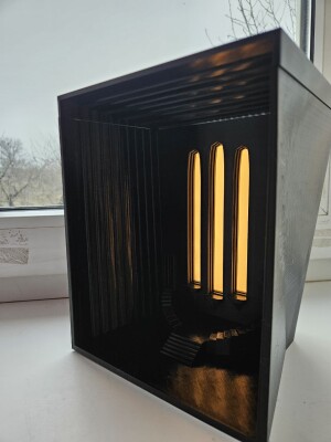 Футуристический светильник «Нео-храм» под осветитель VIJIM VL196