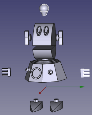робот из мультфильма