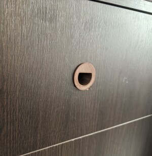 Ручка для комода сквозная