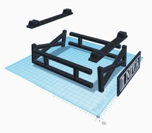 Стенд для модели Нива 1:8 "Ашет-коллекция"