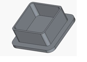 Заглушка для профильной трубы 30х30