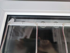 Система крепления гирлянды Гайвера на стекло