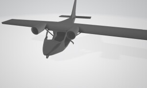 Легкий двухмоторный самолет