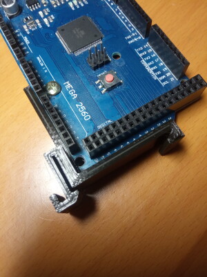 Крепление Arduino Mega на DIN рейку