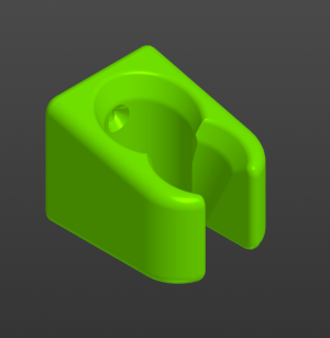 Настенный держатель лейки в ванную