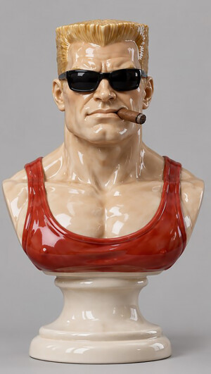 Бюст Duke Nukem
