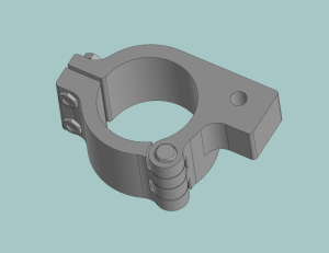 Кронштейн противотуманок на мопед