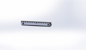 Зубчатая рейка с шестернёй