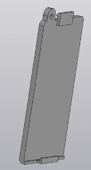 Крышка батарейного отсека АА х2шт.