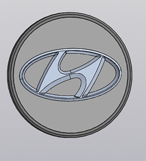 Заглушка литого диска R16 Hyundai Tucson 2004-2010