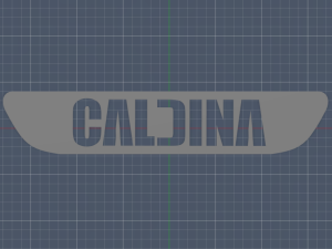 Накладка на стоп сигнал Toyota Caldina / Corona