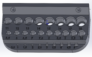 Держатель сверел на стену