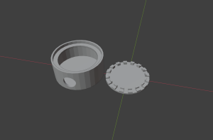 Короб круглый для датчика протечки
