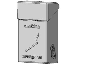 Портсигар (под стандартную пачку сигарет)