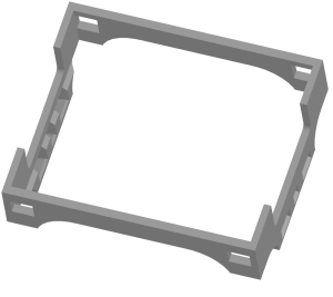 Socket 8 to s478 cooler adapter