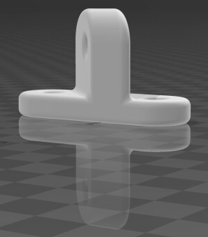 Угол, для от треуголивания конструкции 3D принтера.