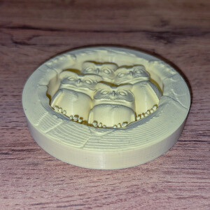 Магнит на холодильник "Совы"