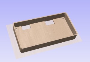 Задняя защитная крышка для BIGTREETECH TFT43 V3.0