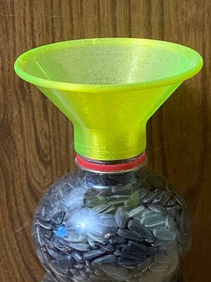 Воронка с резьбой под молочную бутылку с горлом 38мм