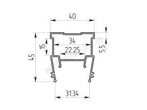 Профиль перекресток для свтеодиодной ленты