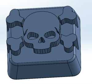 Кнопка ЧЕРЕП для механической клавиатуры