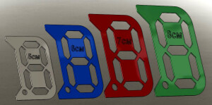 3д модель трафарет / шаблон цифры