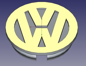 Заглушка колёсного диска VW Passat b6