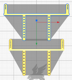 держатель корпуса кузова (ПЕРЕД/ЗАД) HPI BLITZ