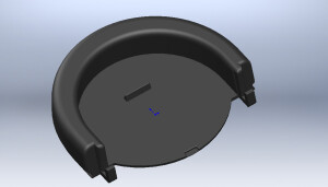 Подставка заниженная под чашку для кофемашины Hibrew H1A вместо капельника.