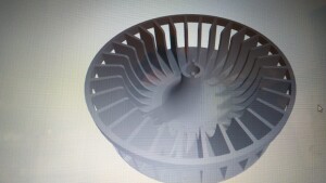 Крыльчатка сушильной машины