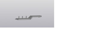 Кронштейн хвостового колеса