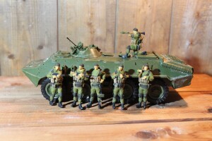 Большая коллекция солдатиков спецназа ГРУ