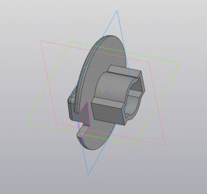 Поворотная ручка газового водонагревателя Vaillant geyser mag
