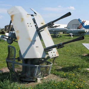 Палубная спаренная установка 2М-1 (ДШК) Вариант 1 (Deck-mounted twin 2M-1 (DShK) machine gun. Option 1.) 1:35 ВМФ СССР
