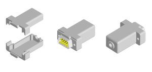Корпус разъема D-Sub (DE-9)