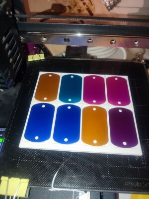 Держатель медальонов (50*29мм) для гравировки