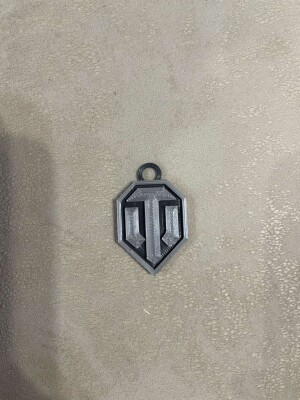 брелок World of Tanks  логотип  мир танков