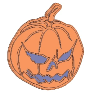 Значок - тыква группы Helloween