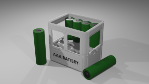 Кейс для батареек типа ААА