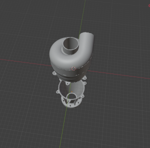 Циклонный фильтр для промышленного пылесоса с трубой 37мм