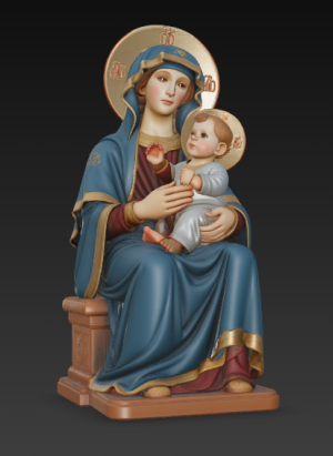 дева мария с младенцем