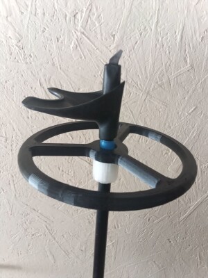 Кольца к лыжным палкам ( доработка стандартных лыжных палок под глубокий снег)