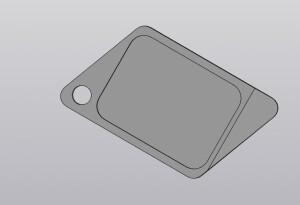 Брелок. Платежный стикер Сбербанк 32х24 на ключи.