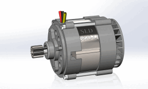 Модель BLDC мотора 1:1