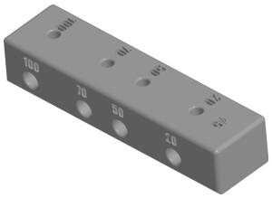 Кондуктор для сверловки ЛДСП 16мм