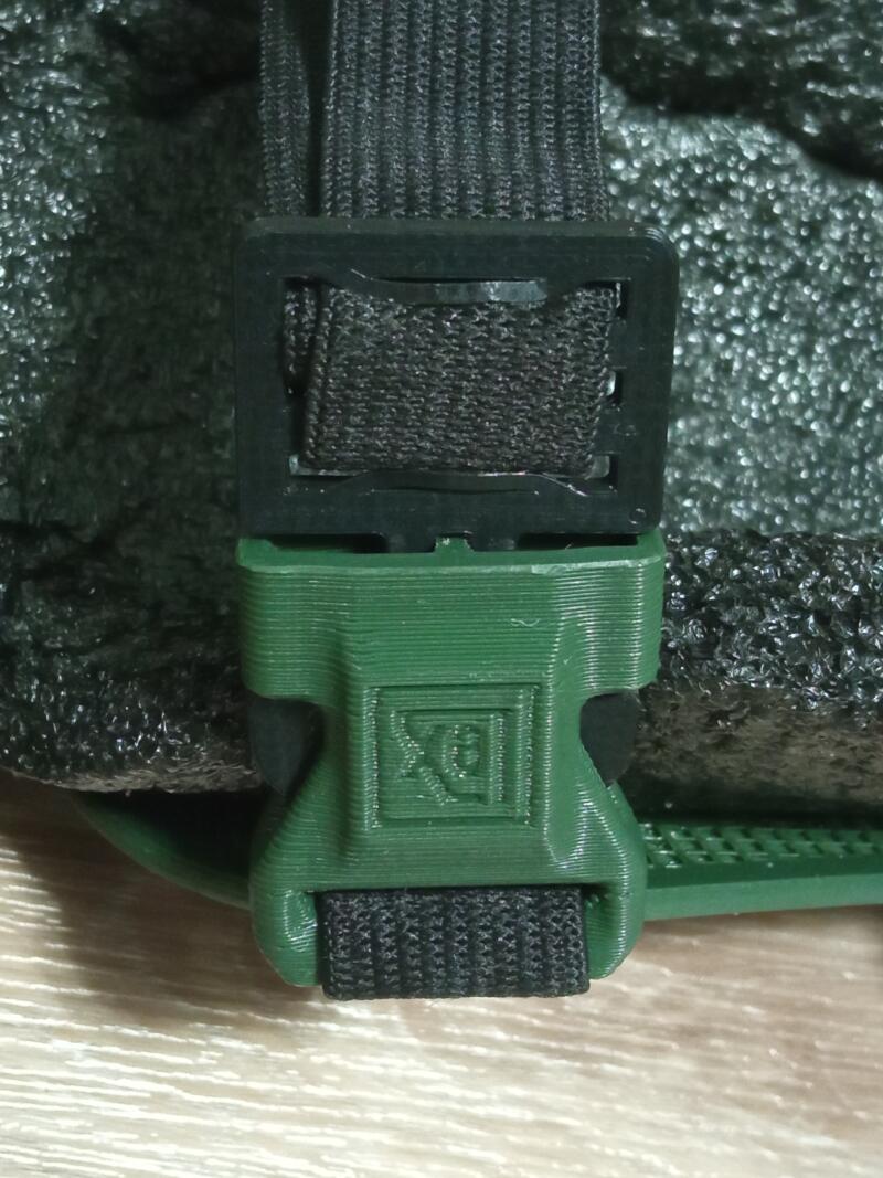 3d модель Защелка для нейлонового ремешка шириной 20 мм для 3d принтера ...