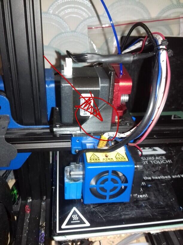 3d модель Ender3 директ экструдер и обдув для 3d принтера - скачать ...