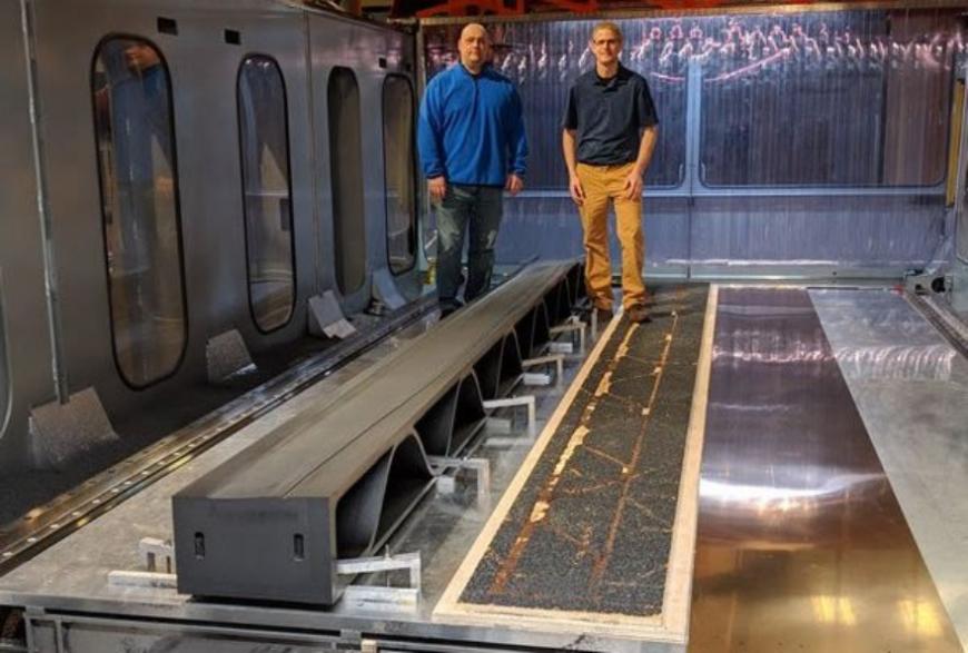 Крупноформатный 3D-принтер LSAM печатает оснастку для производства вертолетных лопастей