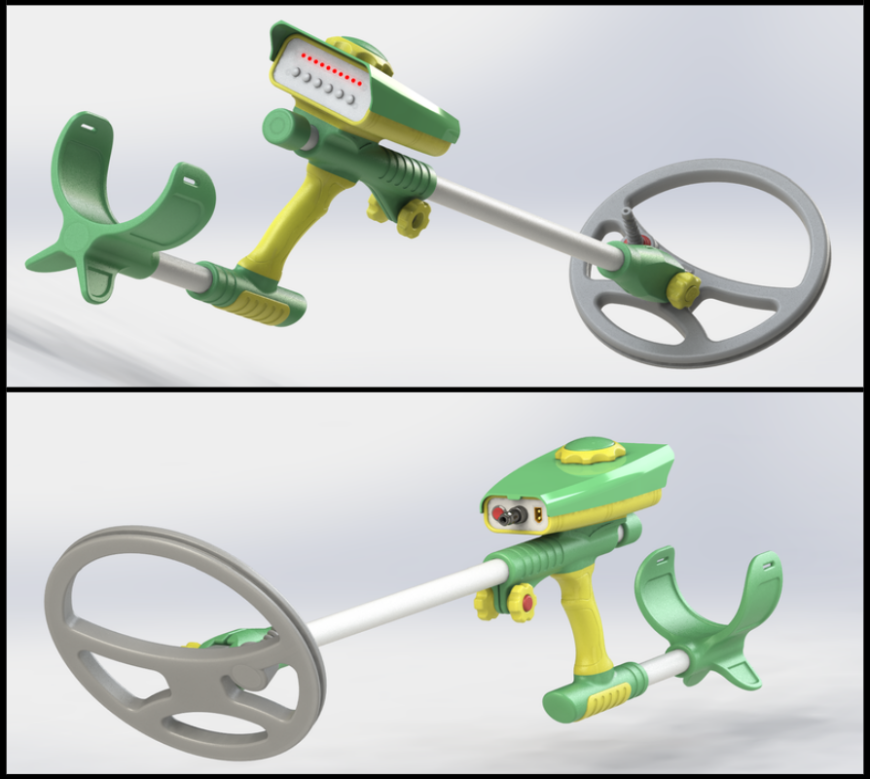 Металлоискатель на 3D принтере (Metal Detector by alexlpr)! +ссылки на модель!